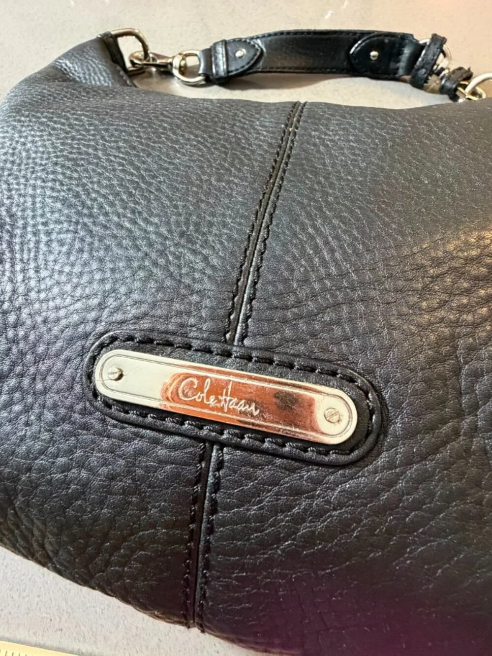 Cole Haan Village HOBO Black Bag